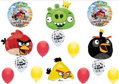 ANGRY BIRDS Birthday Party Balloons Decorations Supplies ULTIMATE KIT 