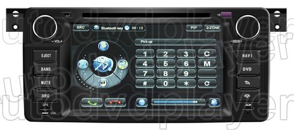 BMW E46 Autoradio DVD SD USB 3D GPS Navigation IPOD  