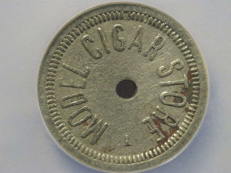 Model Cigar Store,Tonopah, Nevada Trade Token  