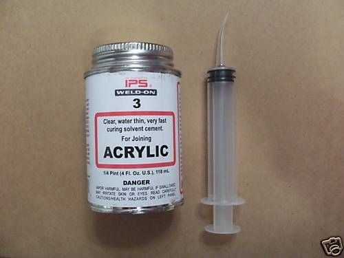 plastic glue cement adhesive acrylic plexiglass lexan  