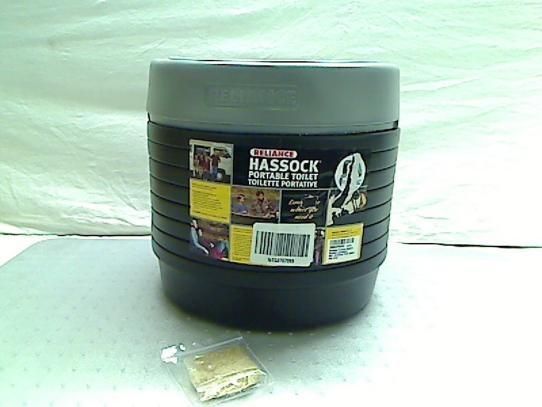 Reliance Products Hassock Portable Lightweight Self Contained Toilet 