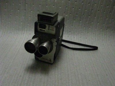 Vintage TOWER 8mm MOVIE CAMERA T 185 TRIPLE LENS   