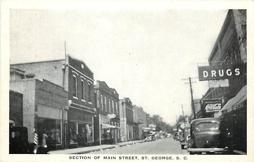 SC ST. GEORGE MAIN STREET DRUG STORE COCA COLA R51593  