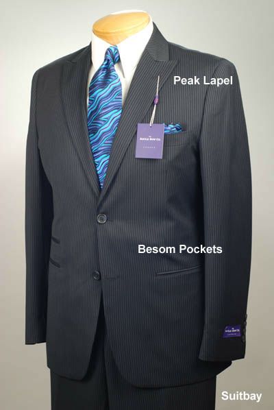 ticket pocket side vents 4 inside pockets 4 button vented sleeves 