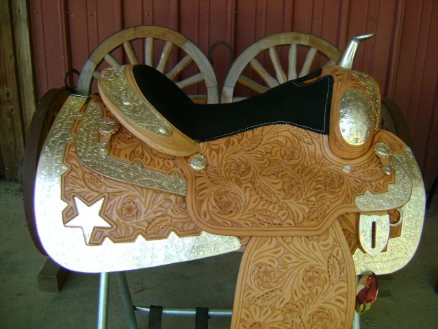   DUTY 16 MONTANA WESTERN SILVER SHOW PARADE WESTERN SADDLE  