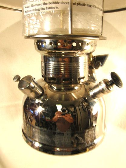 NICE WENZEL PRESSURE LANTERN kerosene lamp PRESSURIZED 823018 CHROME 