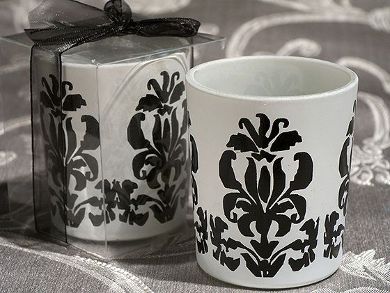 144 wedding favors Damask Design Votive Candle Holders  