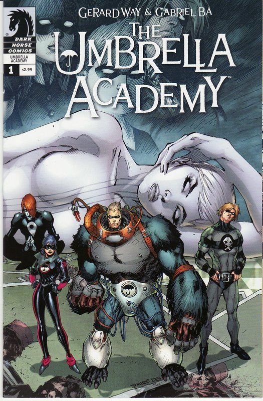 You are bidding on Umbrella Academy #1 Dallas Jim Lee Variant Gerard 