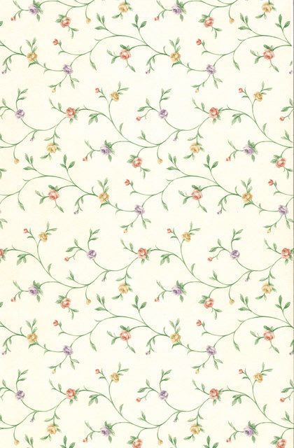 Country Chic Small Floral Wallpaper Double Rolls  