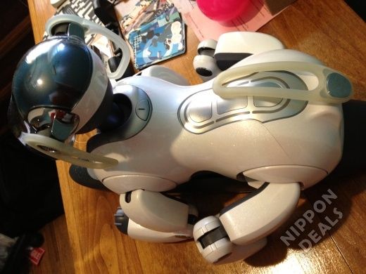 SONY AIBO ERS 7 ERS7 WHITE PEARL ROBOT WITH MIND 3 FULL WORKING MINTY 