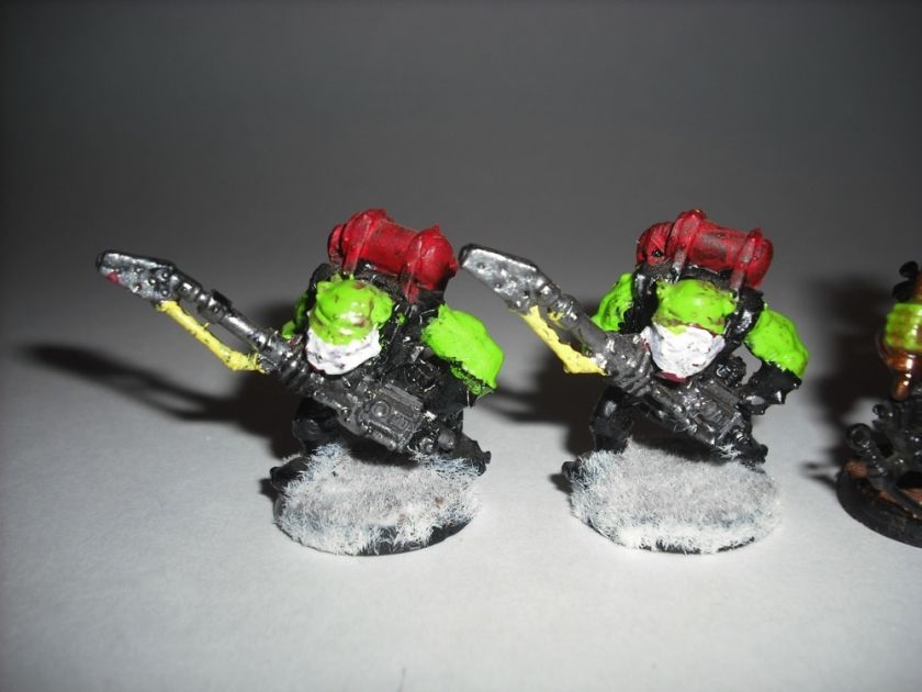 Warhammer 40k   Orks   Burna Boyz with Mek   OOP  