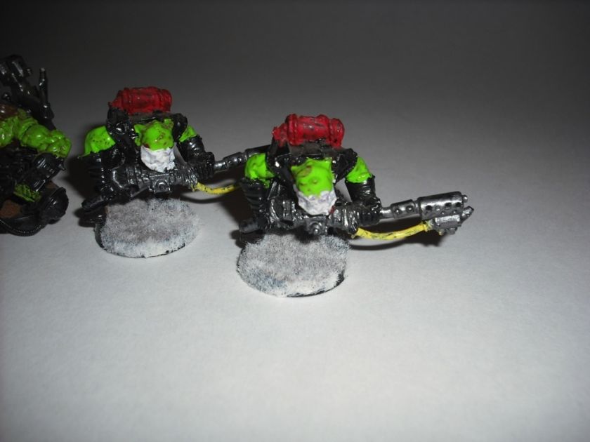 Warhammer 40k   Orks   Burna Boyz with Mek   OOP  