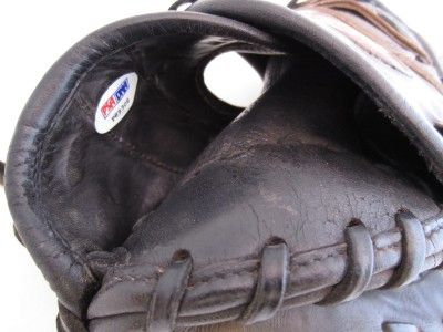 JOEY VOTTO SIGNED INSCRIBED GAME USED FIELDING GLOVE POUNDED 