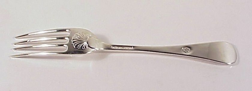 Kirk Stieff Williamsburg Shell Sterling Silver Fork  