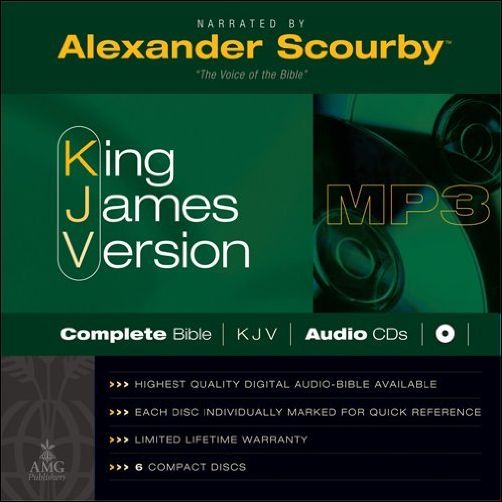   Audio Bible on  CDs Alexander Scourby King James Version New  