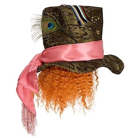   Store Mad Hatter Wig Top Hat Costume Alice in Wonderland Hair  