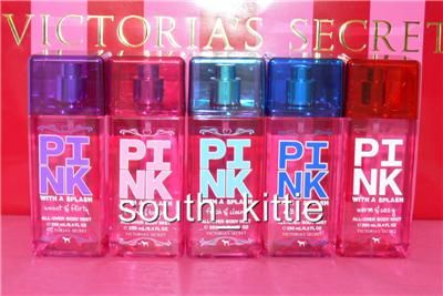 VICTORIAS SECRET Set x 5 PINK Mist ALL FLAVORS NEW  