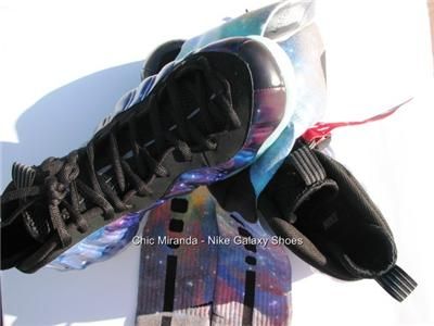   AIR FOAMPOSITE GALAXY ONE NRG   12   LEBRON ALL STARS ~SHOES & SOCKS