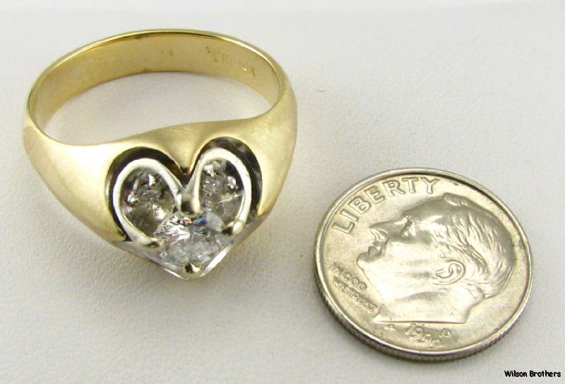 We guarantee this ring to be 14k gold as stamped. This item is in 