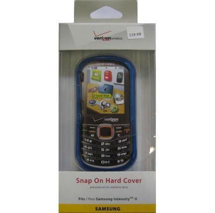 OEM VERIZON SAMSUNG INTENSITY II 2 SNAP ON CASE BLUE  