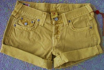   True religion. Golden Poppy wash. 100% cotton. $150. Style# WQ9M05EQ