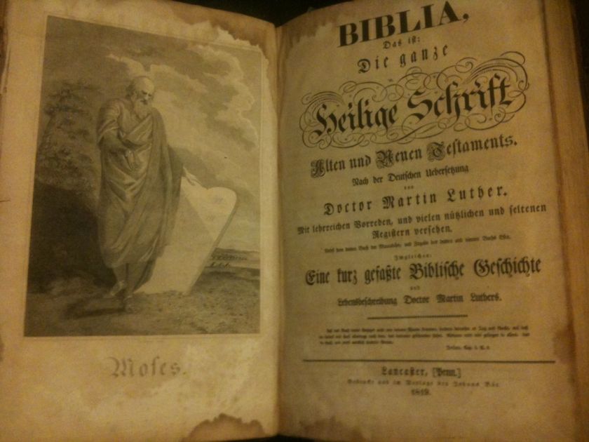 BIBLIA, DAS IST  DIE GANZE HEILIGE SCHRIFT ALTEN UND N  