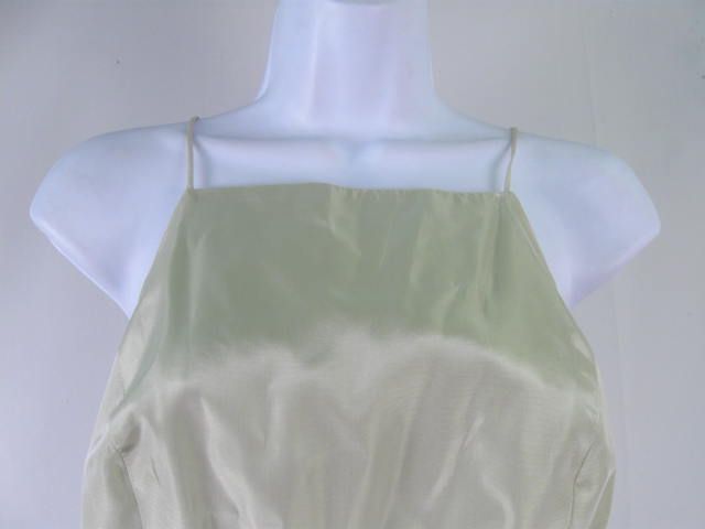 VERA WANG Mint Iridescent Taffeta 2 Pc. Gown Dress 8  
