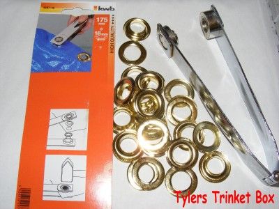 EYELET TOOL KIT*LEATHER*SAILS*TARPAULIN*GROMMETS*16mm  