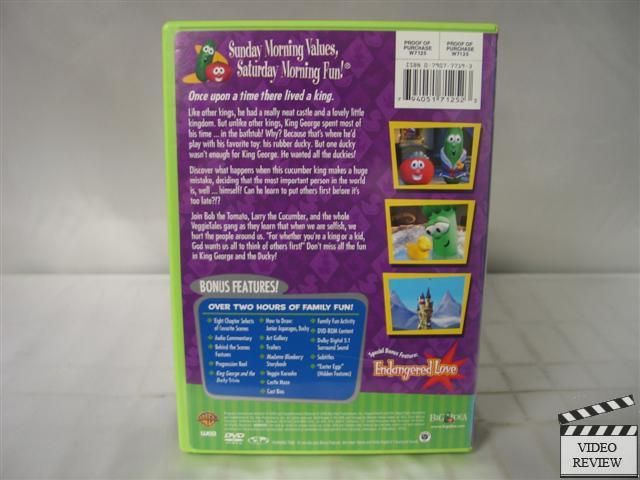 VeggieTales   King George and the Ducky DVD 794051712523  