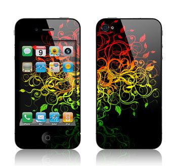 Apple ATT Verizon iPhone 4 & 4S Skin Cover Decal Wrap Kit  