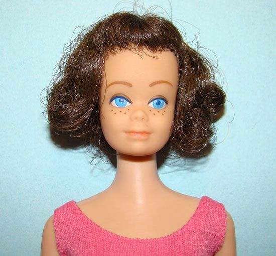 1964 66 Barbie Midge Doll Brunette in Original Swimsuit Minty  