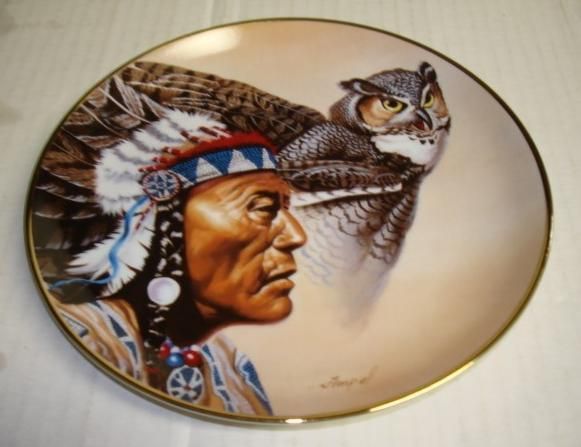 FRANKLIN MINT SPIRIT WISDOM PLATE GARY AMPEL COA  