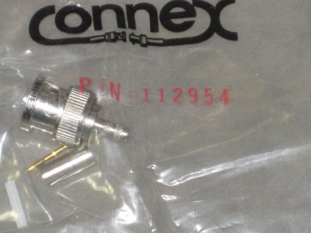 AMPHENOL CONNEX 112954 75OHM BNC RF COAXIAL CONNECTOR  