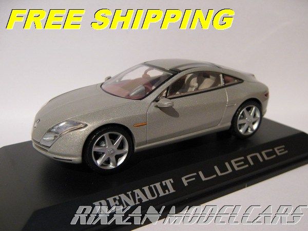 RENAULT FLUENCE CONCEPT CAR SILVER GREY 1/43 NOREV NEW  