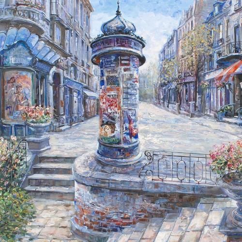   La Tournelle ORIGINAL Oil Painting on Canvas by Vadik Suljakov  