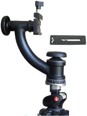 Mini Gimbal Head w Free Lens Plate fr upto 500mm lenses  