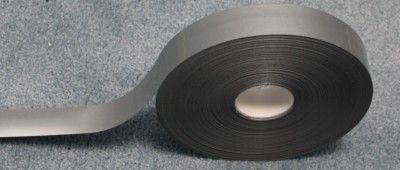 SILVER RETRO REFLECTIVE TAPE iron on trim100 yardx1  