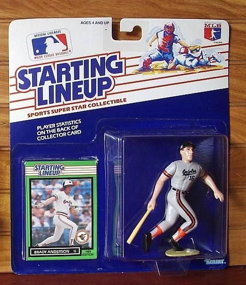   Anderson Starting Lineup  SLU  Sports Figurine   Baltimore Os   RARE