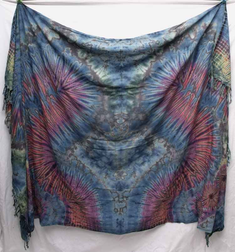 MultiPurpose TIE DYE Beach Wrap Sarong Scarf Shawl W193  