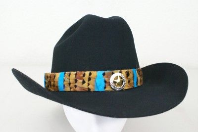   New GIDDY YUP 29HB11 Feather Hatband ARROYO Pheasant Western HATBAND