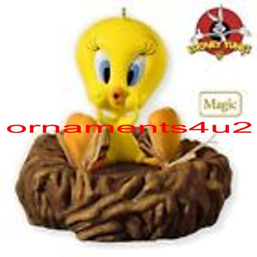 Hallmark Ornament 2010 Tweety Bird I Tawt I Taw A Puddy Tat Looney 