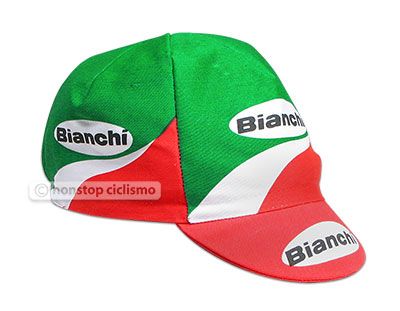 BIANCHI ITALIAN CHAMPION TRICOLORE CYCLING CAP  