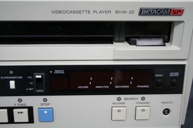 Sony BVW 22 Betacam SP Office Style Player  