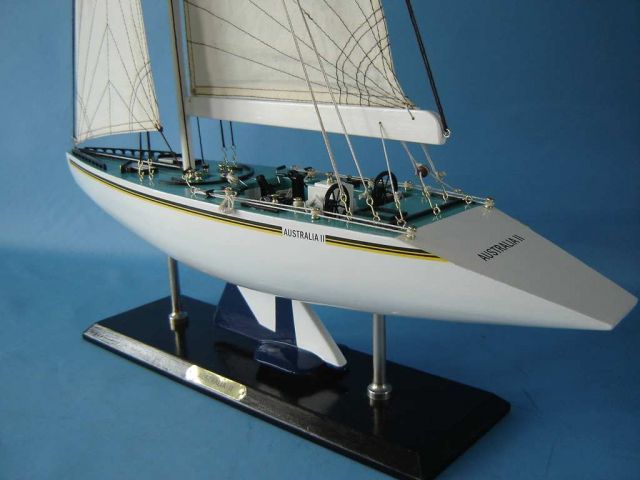 Australia 2 40 Sail Boat Model Wooden Ship NEW  