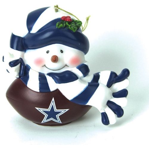 DALLAS COWBOYS TOUCHDOWN SNOWMAN X MAS NIGHT LIGHT  