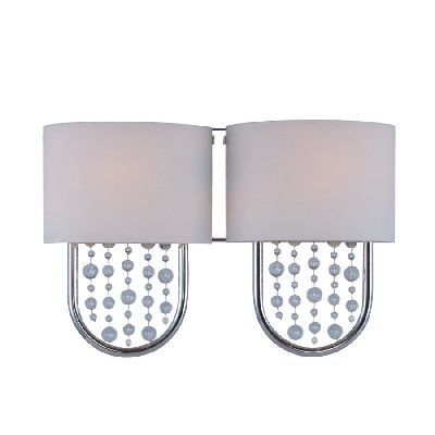 NEW 1 Light Bathroom Vanity Lighting Fixture, Chrome, Pristine Glass 