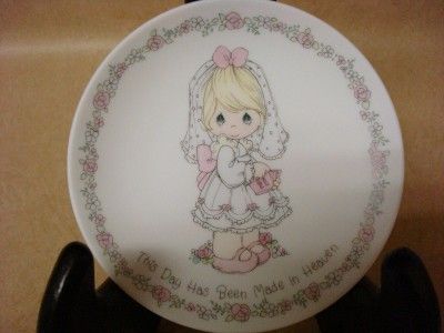 Precious Moments 1990 Plate Mini Sized Samuel J Butcher  