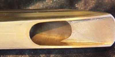 used RSR  Mark  #7 high baffle large chamber tenor mouthpiece w 