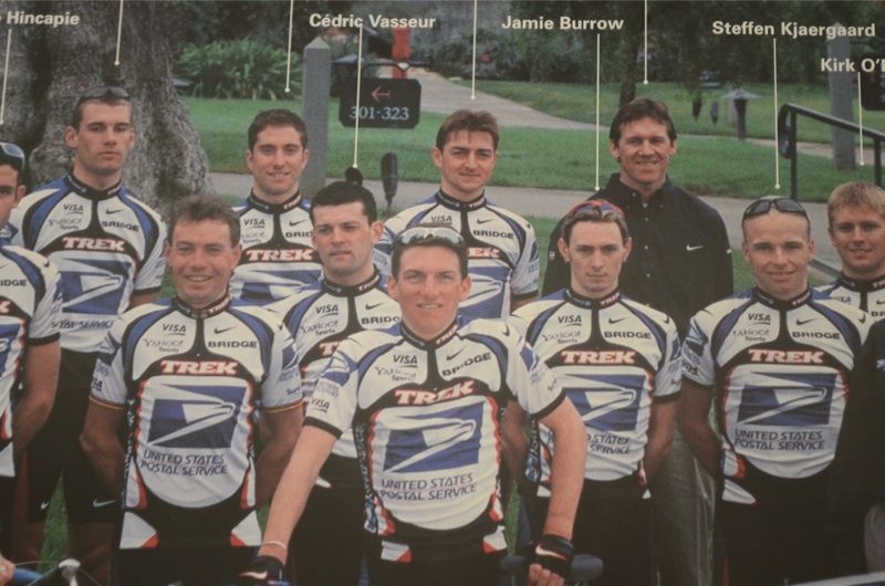 USPS Team Lance Armstrong Hincapie Hamilton poster  