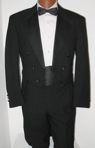   Halloween Costume Dance Theatrical Dracula Cheap Tuxedo Tailcoat 40S